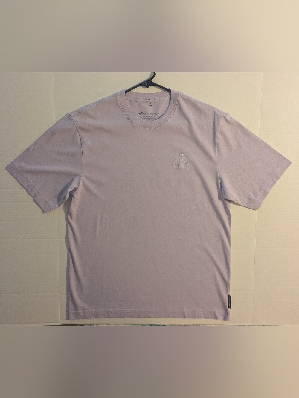 Moose Knuckles Men's Lavender Crew Neck T-Shirt- XS (NWOT)